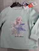 Sweat Reine des neiges, Disney, 5 ans