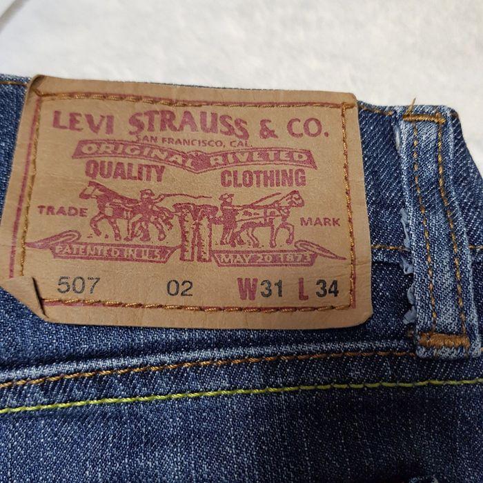 Jean Levi's 507 W31 L34 Made in USA Bleu - photo numéro 8