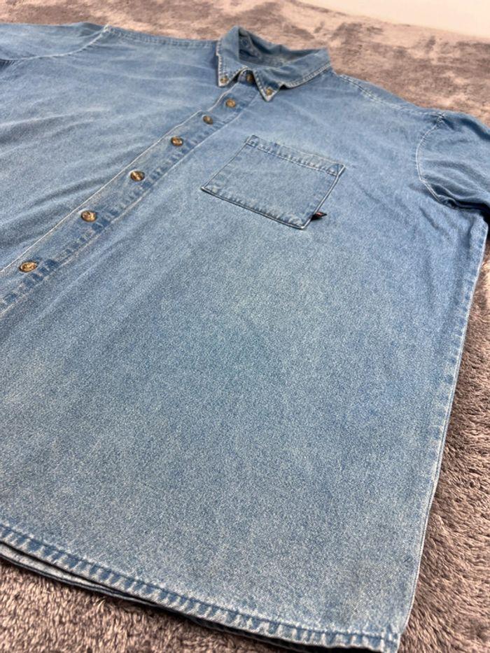 👕 Chemise en jean Homme Dickies Bleu Taille 4XL 👕 - photo numéro 13