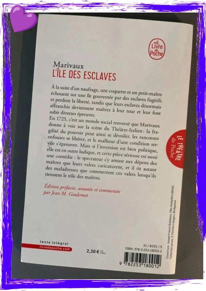 Marivaux -  l’île des  esclaves - photo numéro 2