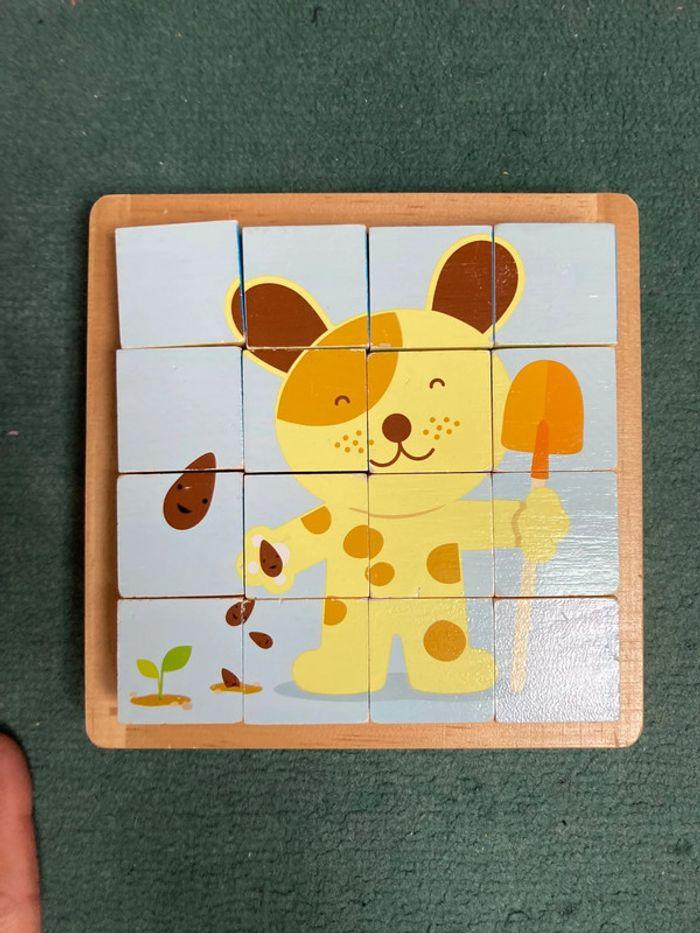 Puzzle cube en bois House of Toys - photo numéro 4