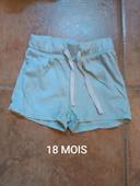 Short garçon 18 MOIS