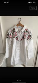 Chemise Zara taille 36 à fleurs