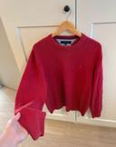 Pull Tommy Hilfiger coton rouge XL