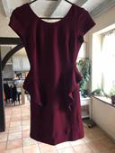 Robe moulante Bordeaux