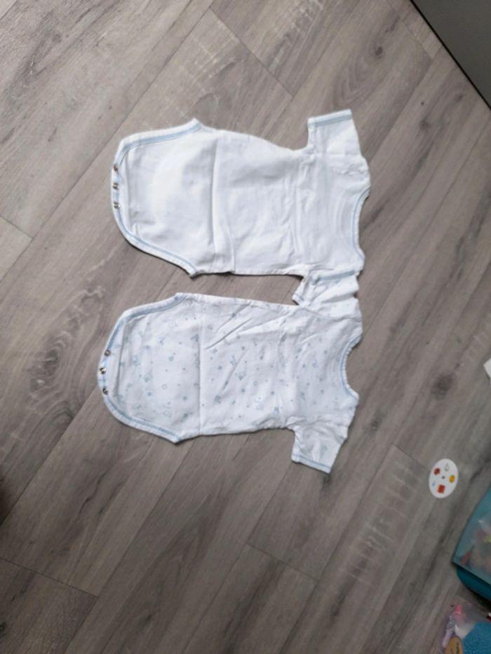 Lot de 2 body manches courtes 6 mois - photo numéro 3