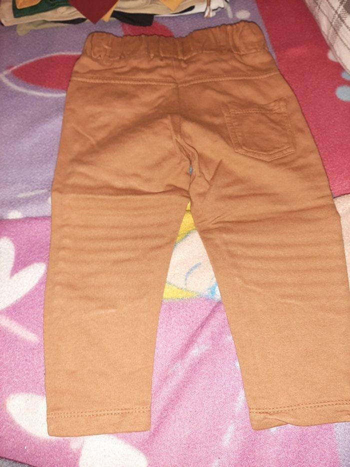 Pantalon marron lucky kid 24 mois - photo numéro 3