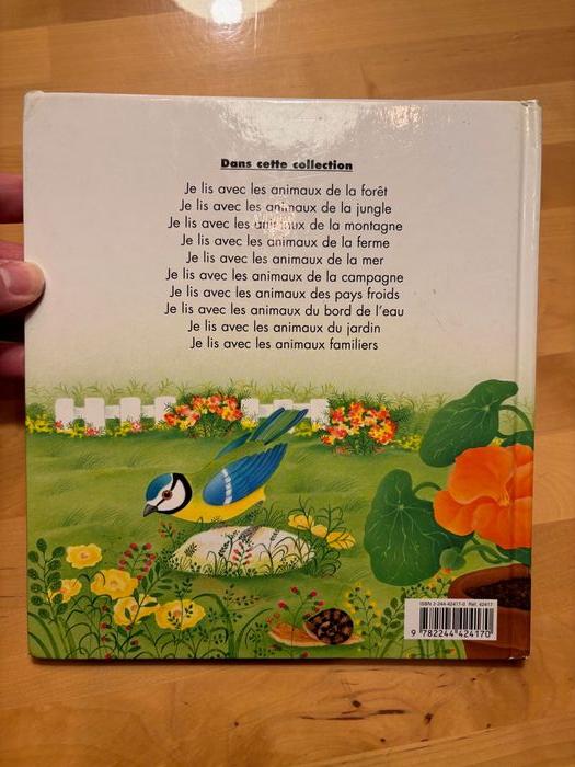 Livre enfant - Je lis avec les animaux du jardin - photo numéro 3