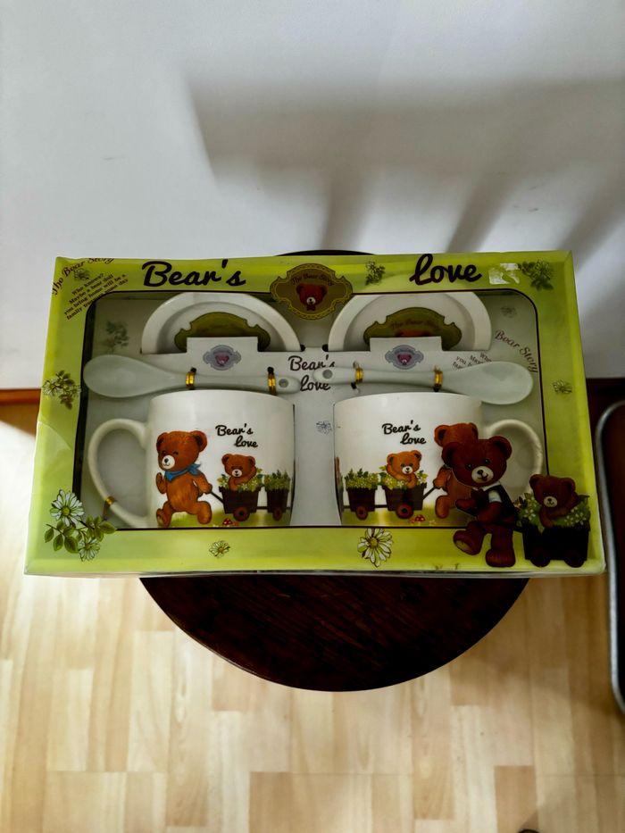 Sublime coffret vaisselle pour enfants 6 pièces neuf Bear’s love - photo numéro 4