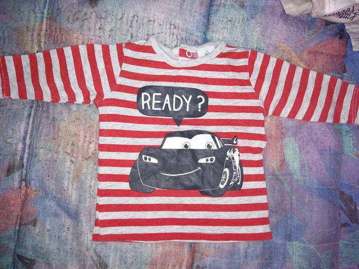 Tee shirt cars 6 mois