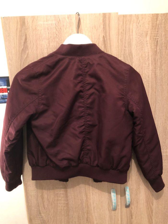 Bombers Bordeaux H&M taille 10 ans - photo numéro 3