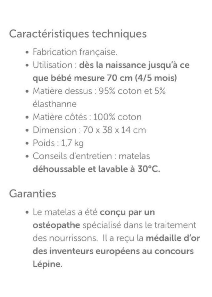 Matelas ergonomique babymoov - photo numéro 6