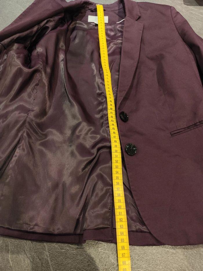 Veste H&M aubergine 42 - photo numéro 12