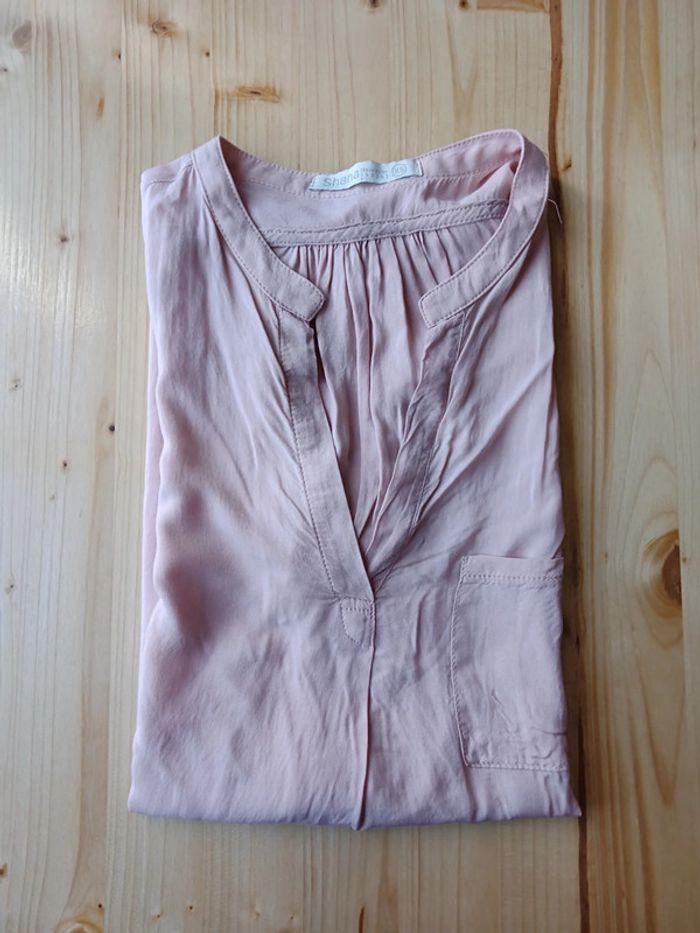 Blouse rose pale / blusa  rosa claro - photo numéro 1