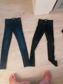 Lot 2 jeggings kiabi taille 10 ans