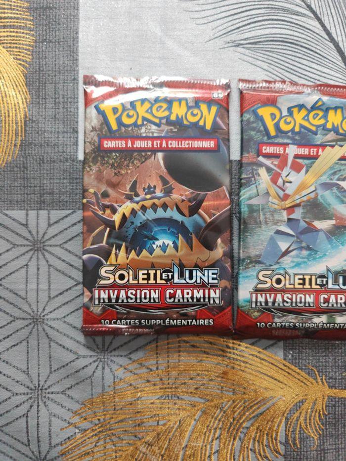 Booster pokémon soleil et lune invasion carmin - photo numéro 3