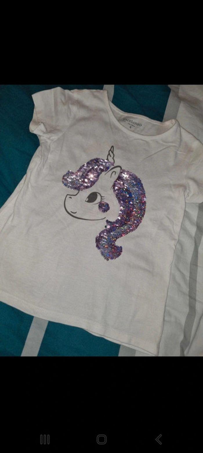 T-shirt manches courtes Licorne - photo numéro 2