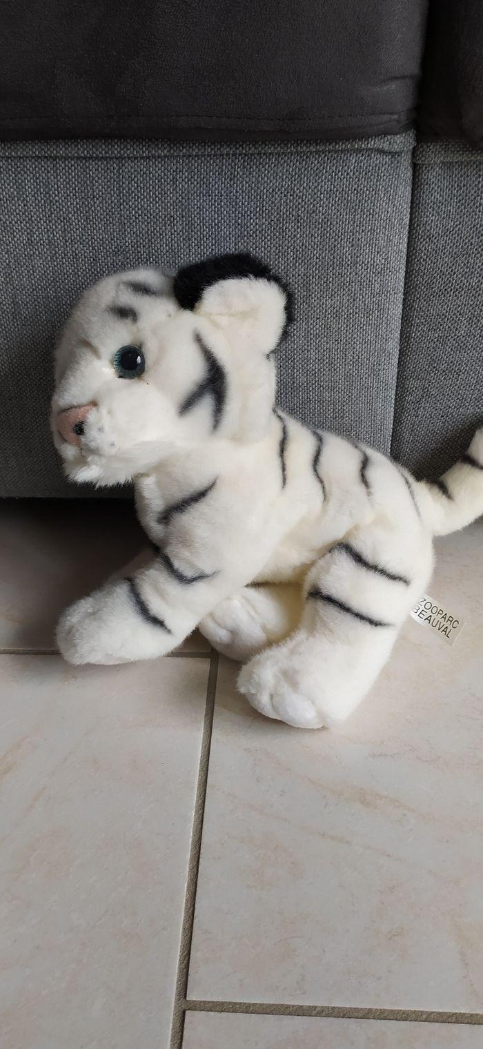 Peluche tigre  Blanc - photo numéro 1