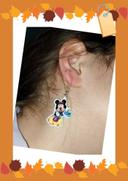 Paire de boucles d'oreilles 
Minnie
Disney
Halloween 
Princesse