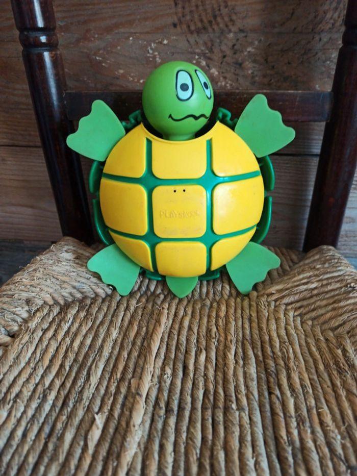 Jouet de bain tortue vintage playskool be - photo numéro 3