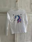 T-shirt licorne inextenso 12 ans