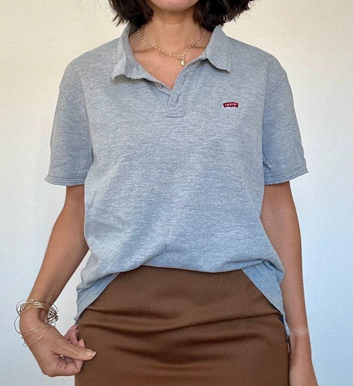 Polo gris levi’s taille L - photo numéro 1