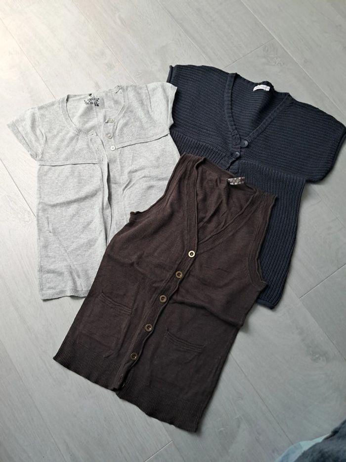 Lot de 3 gilets sans manches - photo numéro 1