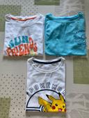 Lot de 3 tee-shirt manches courtes taille 8 ans