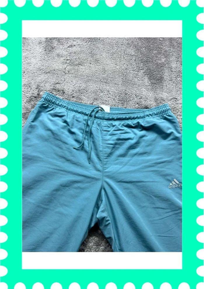 👕 Track Pant Pantalon survêtement jogging Vintage Adidas logo brodé Turquoise Taille XL 👕 - photo numéro 20