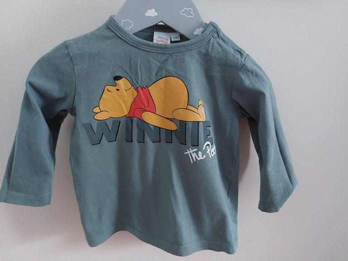 T-shirt manches longues Disney Baby Winnie 12 mois - photo numéro 2