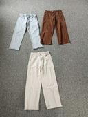 Lot de 3 jeans large