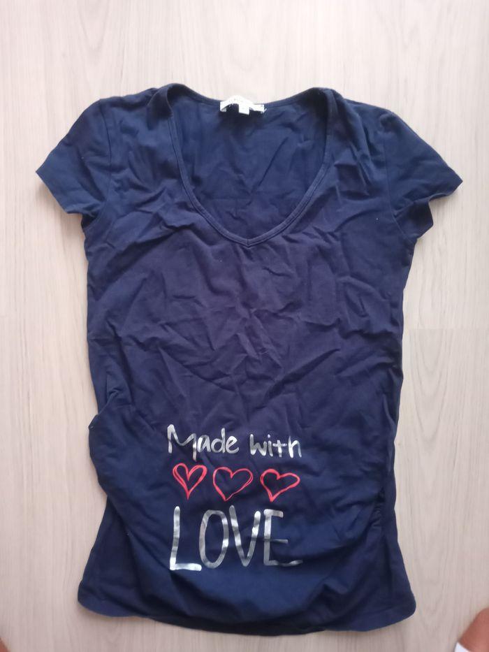 T-shirt maternité 34 "made with love"