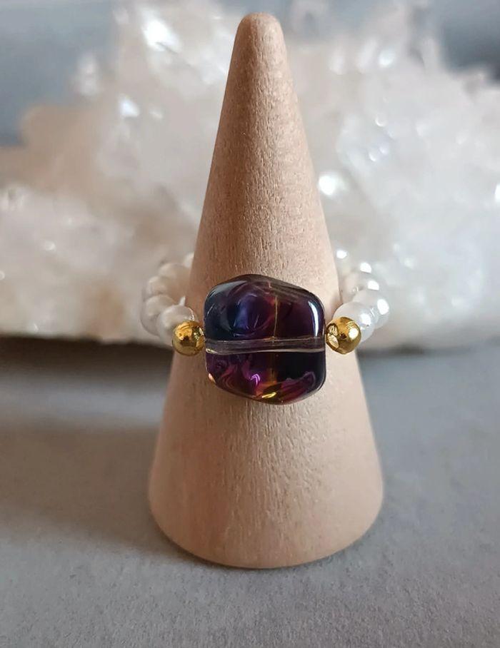 Jolie bague en perle - photo numéro 2