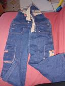 Salopette effet jeans