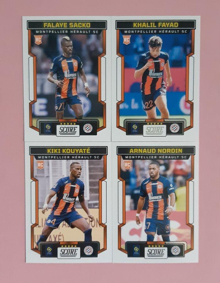 10 cartes de foot panini score L1 MHSC - photo numéro 2