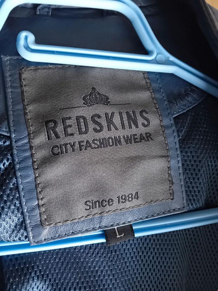 Veste redskins city fashion wear homme en cuir - photo numéro 1