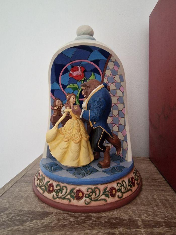 Figurine tradition disney la belle et la bête - photo numéro 1