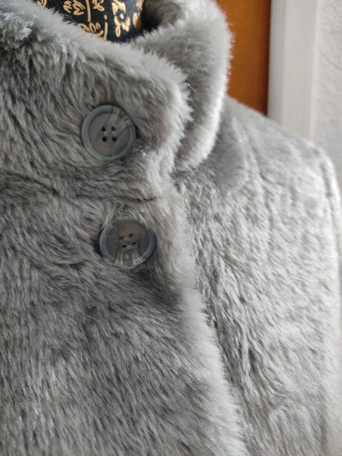 Manteau fausse fourrure gris • S/M • La Redoute - photo numéro 8