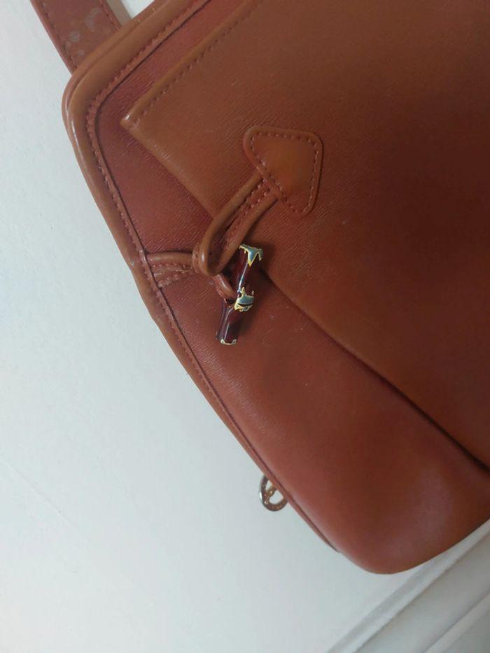 Sac cuir vintage Longchamp - photo numéro 3