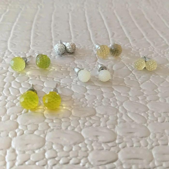 Lot de 6 paires de boucles d'oreilles - photo numéro 1