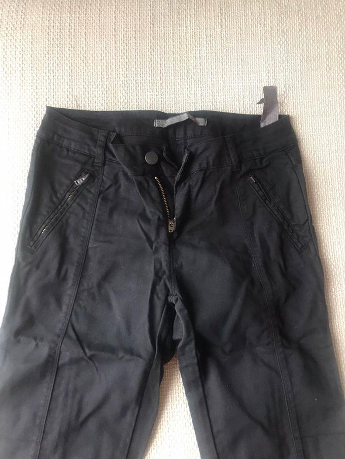 Pantalon slim noir zara - photo numéro 3