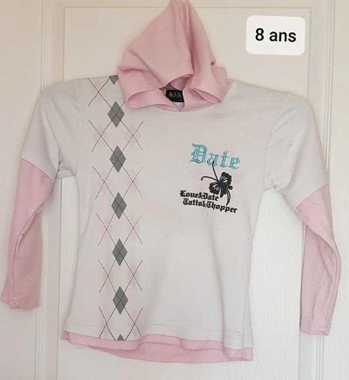 Maillot à capuches 8 ans fille