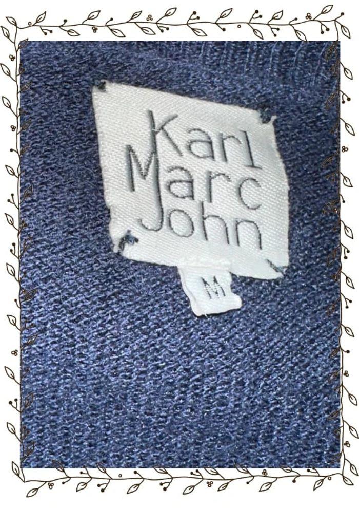 Pull Karl Marc John marine et strass taille M - photo numéro 6