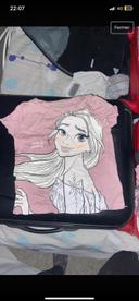 Tee shirt reine des neige