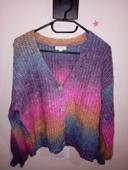 Cardigan multi couleur