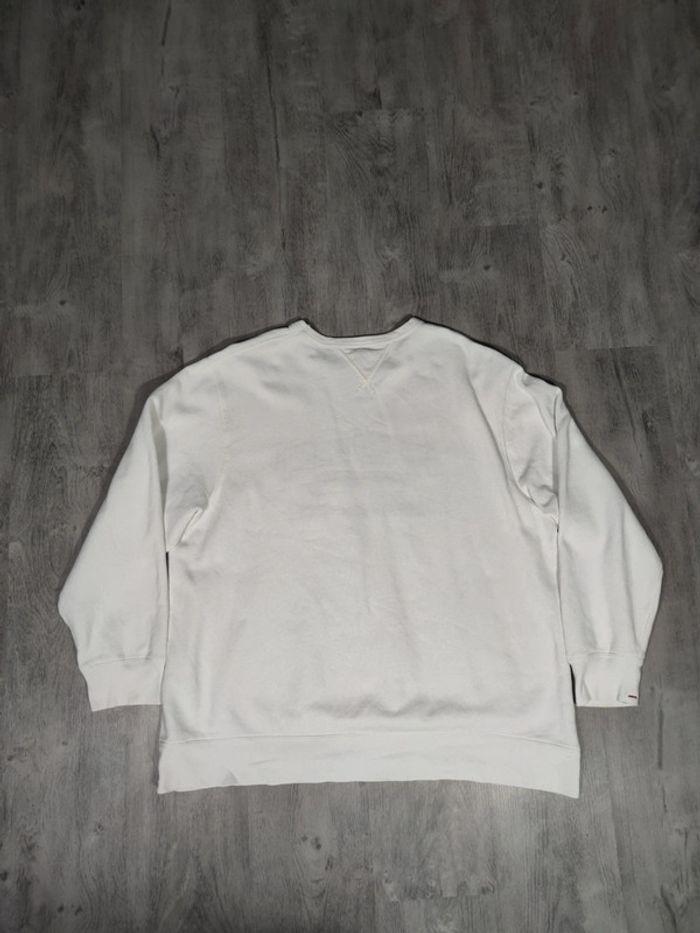 Pull Crewneck Polo Jeans Company Ralph Lauren 90's Vintage Blanc Brodé Taille 2XL Homme - photo numéro 8