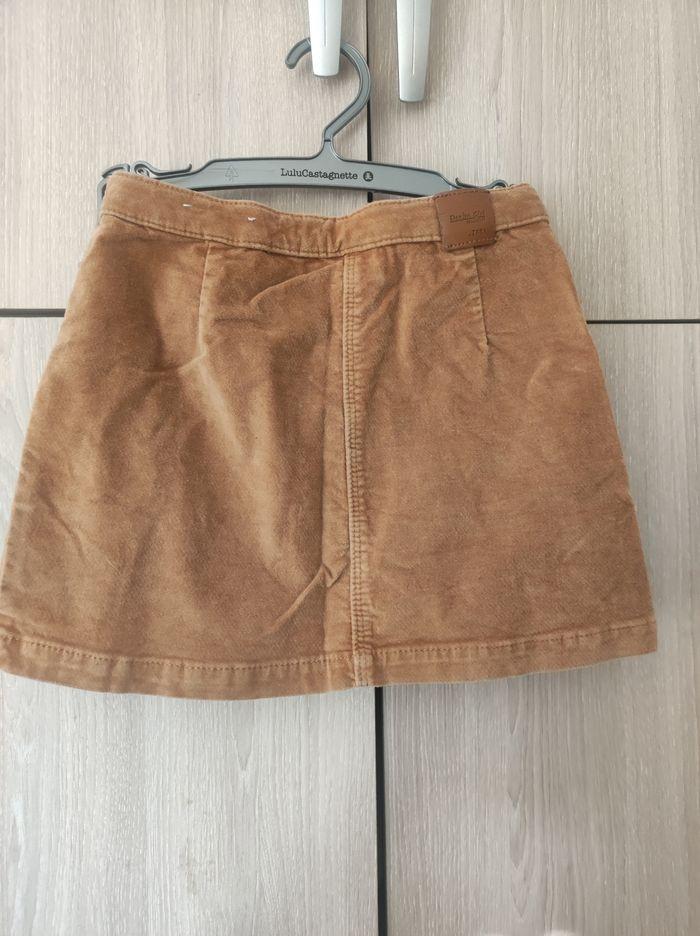 Jupe velours camel Zara 6 ans - photo numéro 4