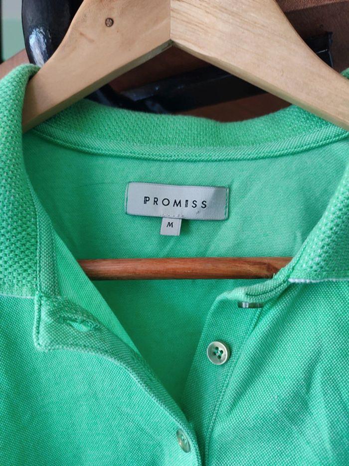 Polo vert menthe M mixte homme femme - photo numéro 5