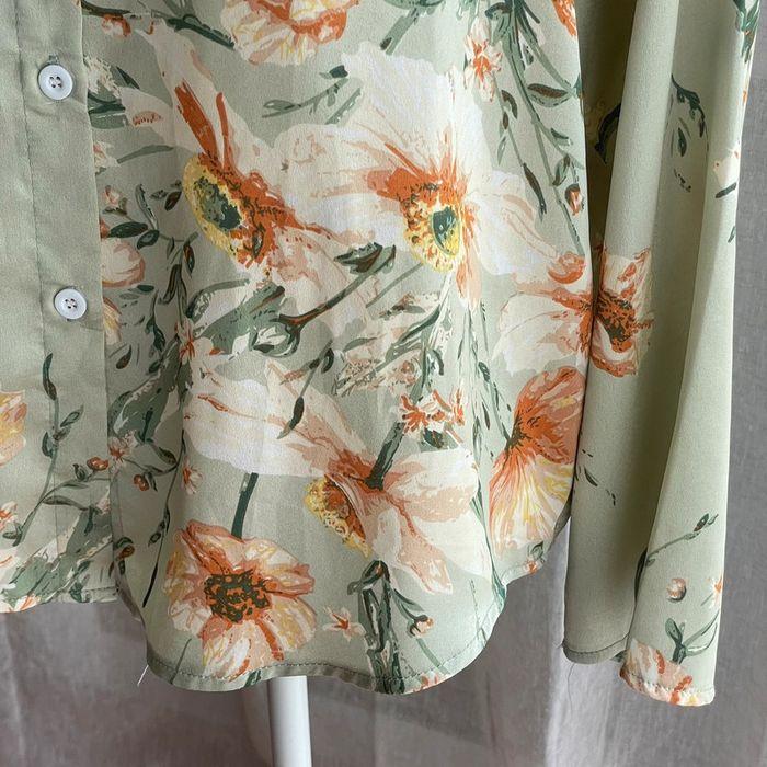 Chemise verte avec motifs - photo numéro 4