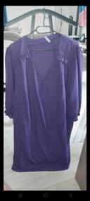 Robe violette Blancheporte neuve jamais portée taille 48